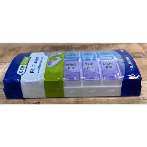 Ezy Dose Weekly AM/PM Pill Planner Organizer - Picture 2 of 3